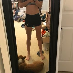 Girls adidas athletic shorts size medium